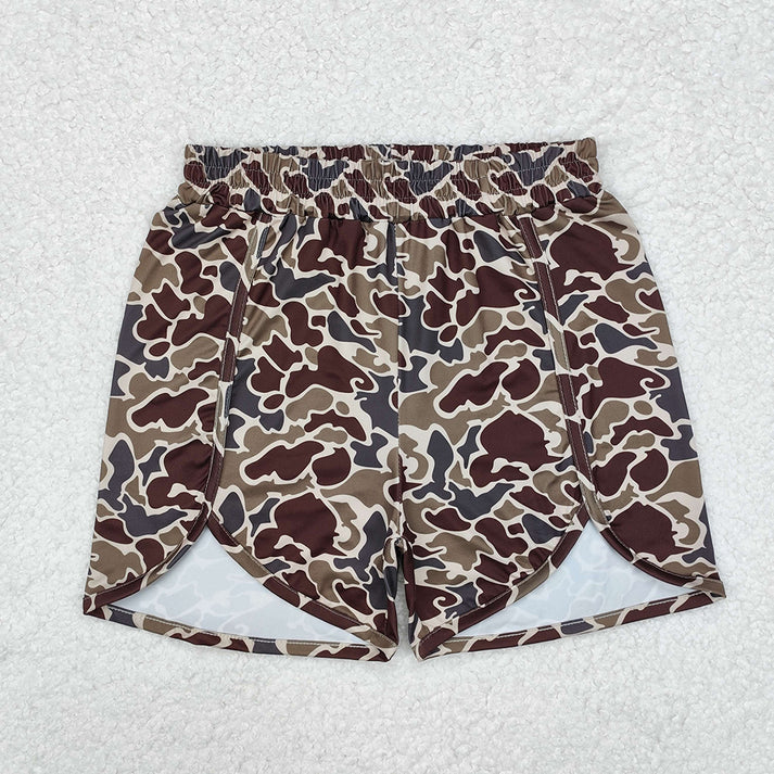 RTS NO MOQ 5 Colors Adult Women Summer Camo Bottoms Shorts