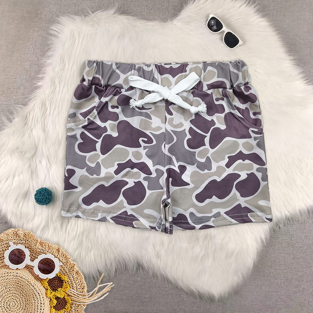RTS NO MOQ Baby Boys clothes Summer Camouflage Shorts
