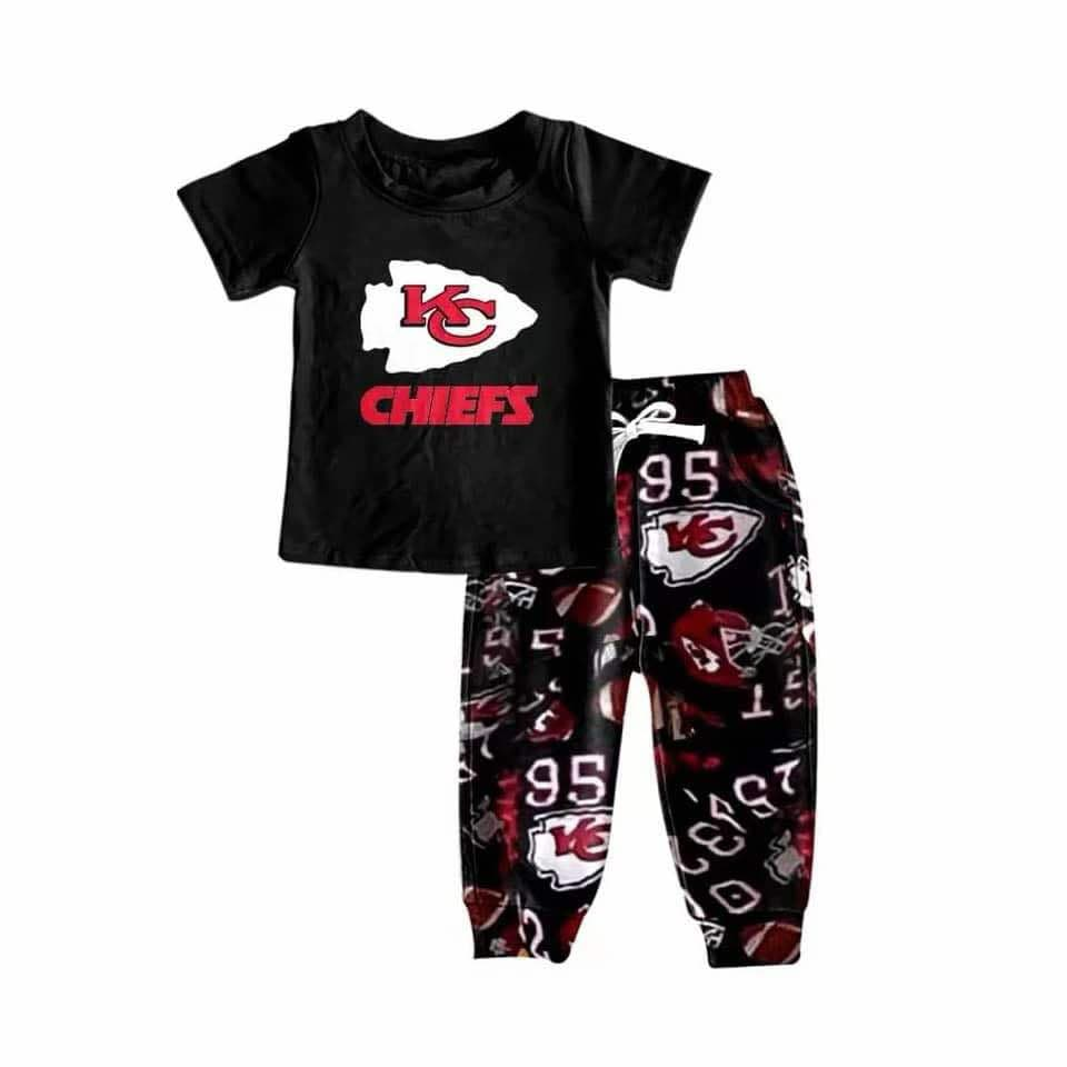 custom moq 3 eta 6-7weeks baby boy clothes black short-sleeved trousers sets