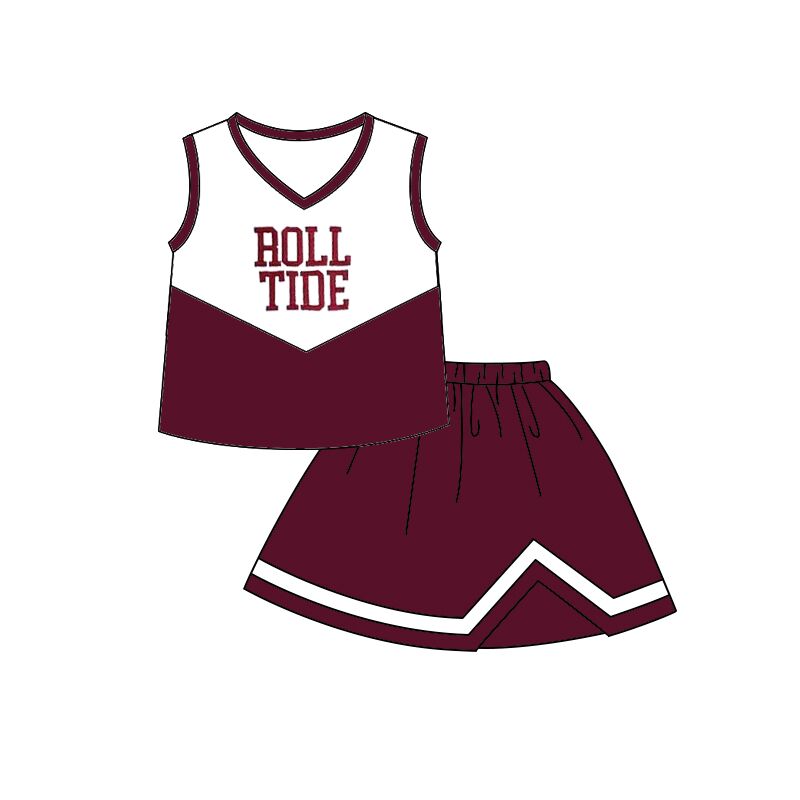 ROLL TIDE cheer summer outfits no moq
