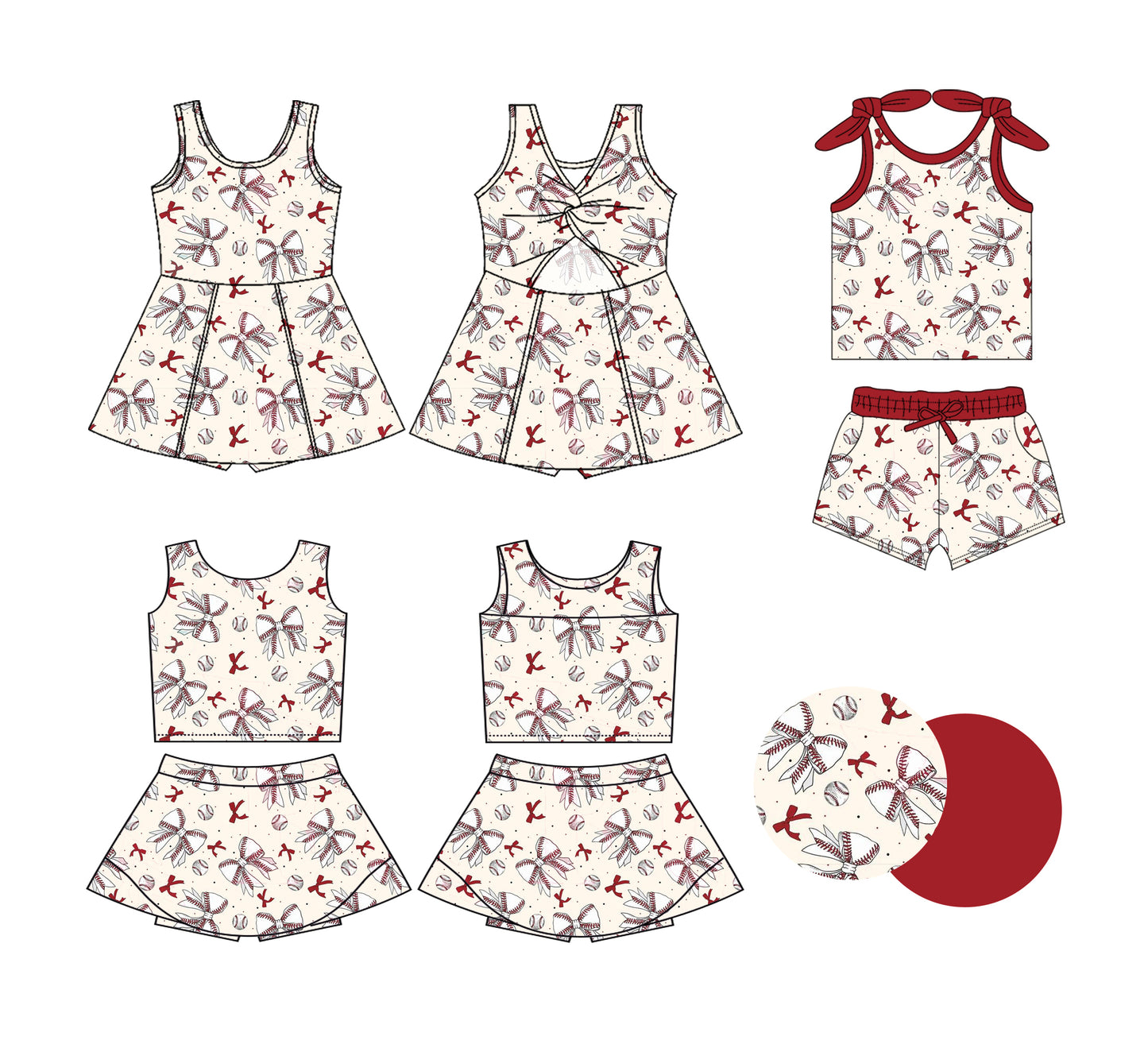 26.1.7 custom each style moq 5 eta 6-8week Sibling Sisters bow baby girl clothes short sleeve shorts sets and skirts set 2 and dress match family design
