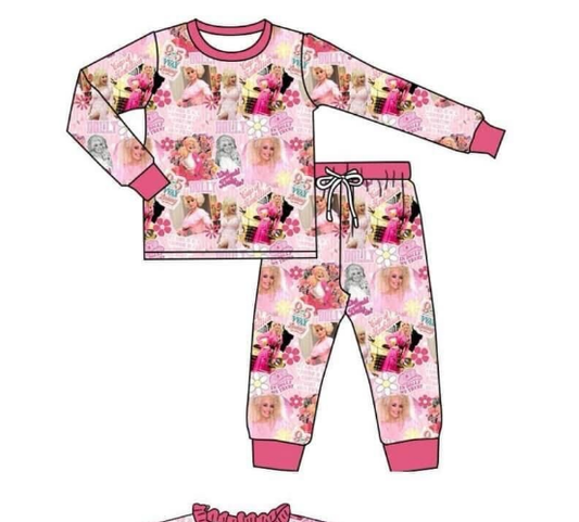 Deadline July 24 Boys singer long sleeve long pants pajama set