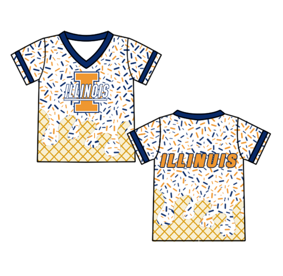 custom moq 3 eta 6-8weeks baby boy clothes gold short sleeve top-25.4.30