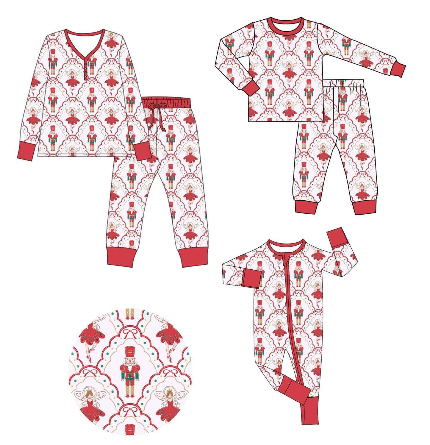 25.9.1 custom each style moq 5eta 4-6week Sibling Sister Christmas bow baby long sleeve pants sets and romper and adult set match design