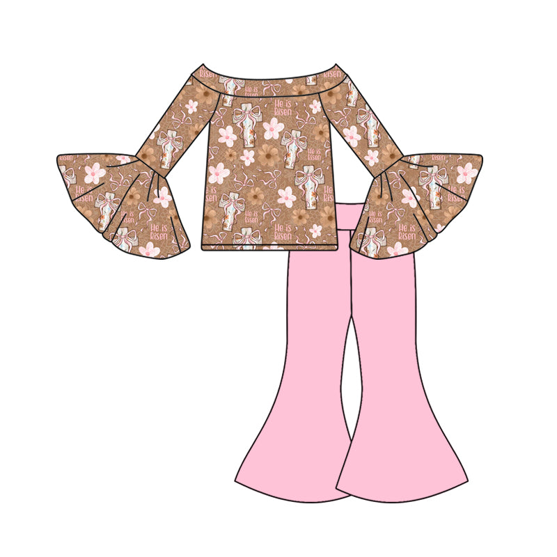 26.1.6 custom each style moq 5 eta 6-8week Sibling Sistersr baby girl short sleeve pants sets 2 match family design