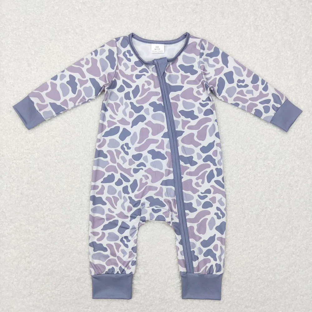 Baby Boys Grey Camo Brother Hunting Spring Summer Clothes Sets