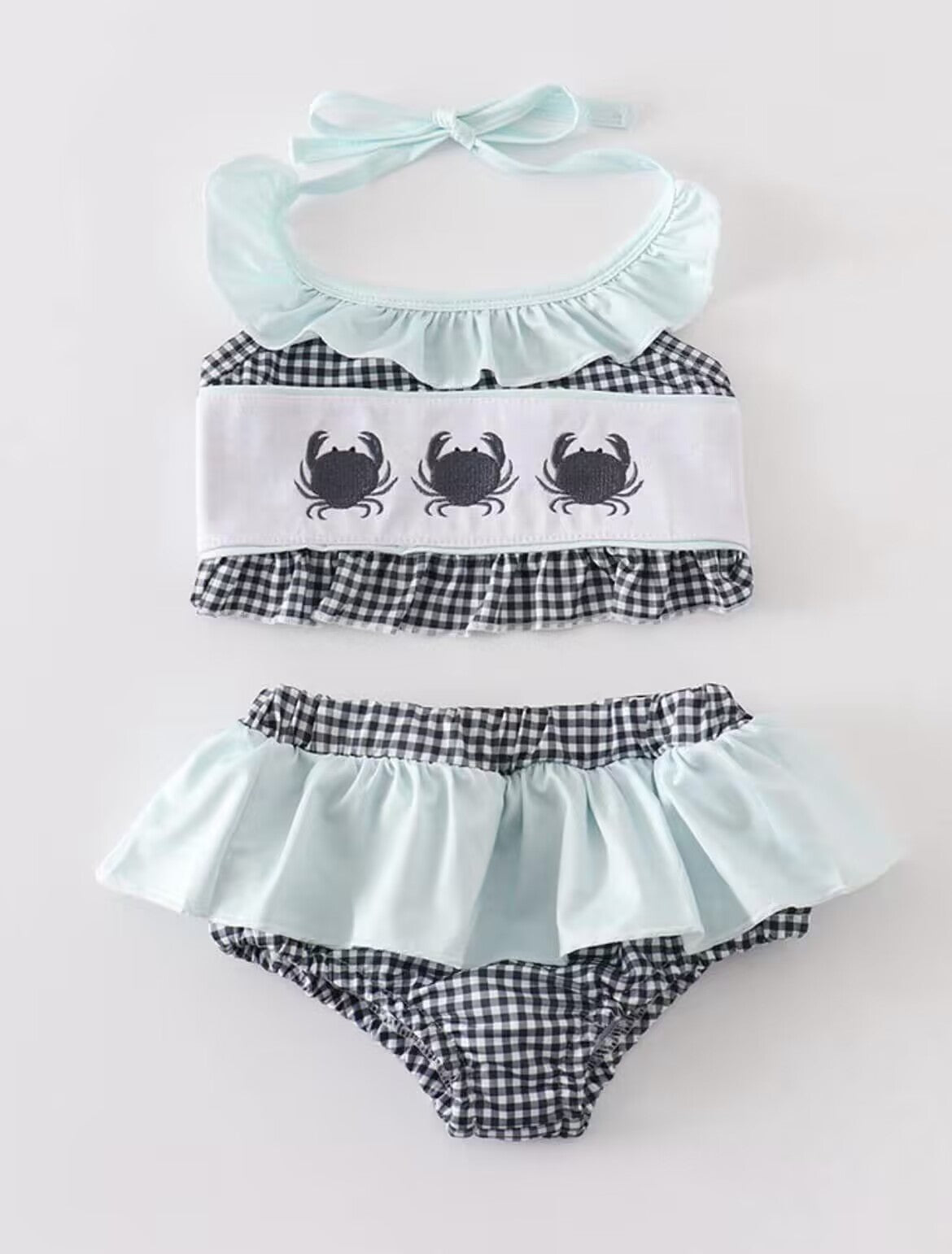 5.14custom each style moq 5eta 4-5week Animation character print swimsuit two-piece set