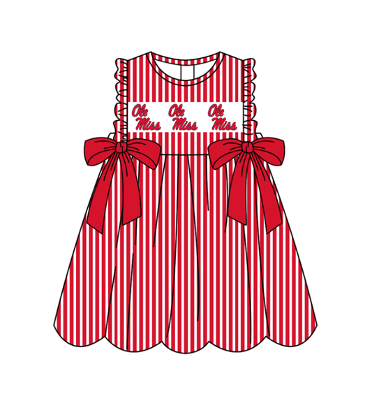 Custom moq 5 mix size milk silk baby girl clothes team summer red sleeveless dress-25.11.25