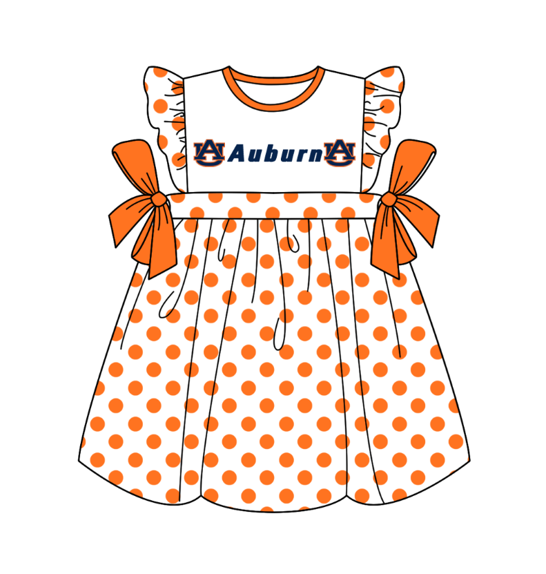 custom moq 3 eta 6-8weeks summer teams baby girls clothes sets dress romper