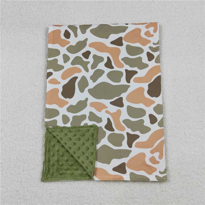 RTS NO MOQ Sibling baby blanket camouflage duck summer kids blankets