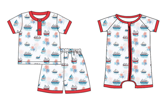 1.8 custom each style moq 5eta 4-6week Sibling Sister boat baby girl sets and boy romper match family design