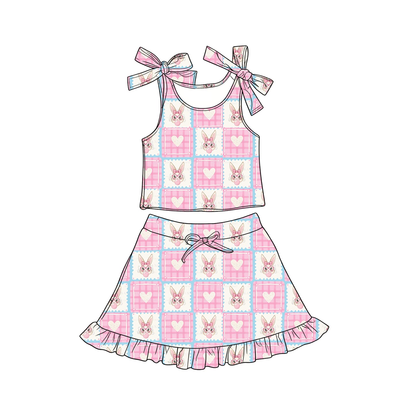 25.12.25 custom each style moq 5 eta 6-8week Sibling Sisters baby girl clothes short sleeve skirts sets 5 match family design