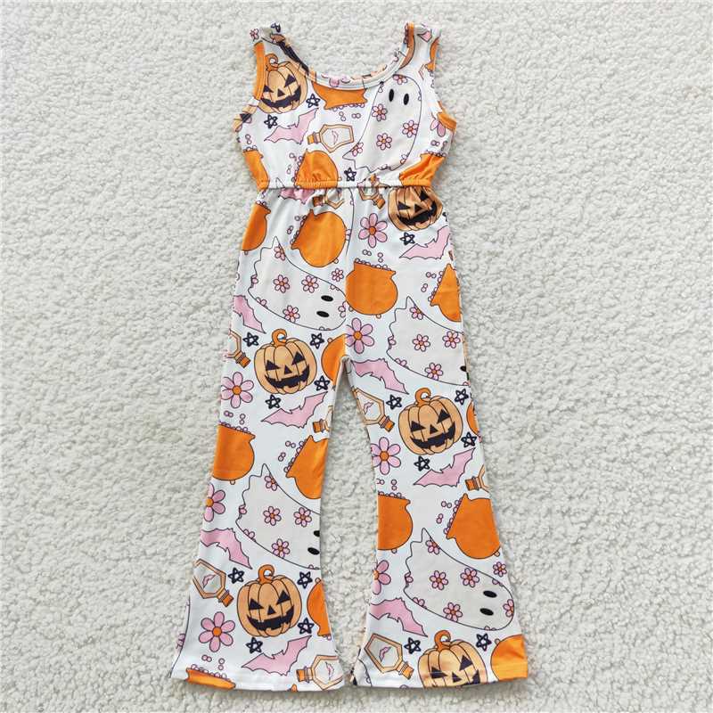 RTS Halloween Pumpkin Pumpkin skirt romper Halloween matching