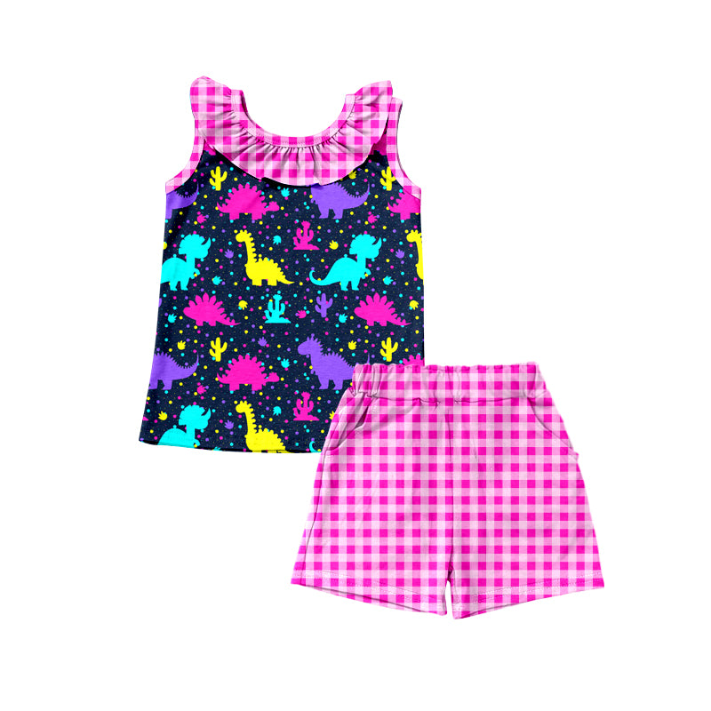 1.16 custom each style moq 5eta 4-6week Sibling Sister baby girls short sleeve shorts sets 1 and sets 2 match design