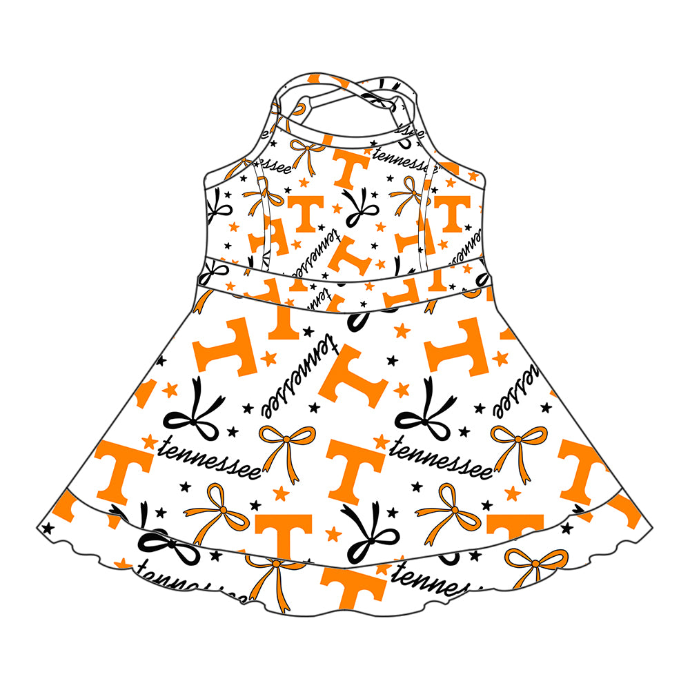 Custom moq 5 mix sizes summer teams baby girls clothes team short sleeve shorts sets dress kids pants-25.5.12
