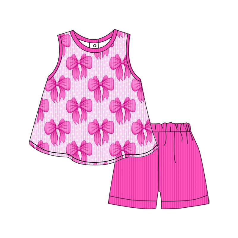 1.25 custom each style moq 5eta 4-6week Sibling Sister baby girls short sleeve shorts sets and set 2 match design