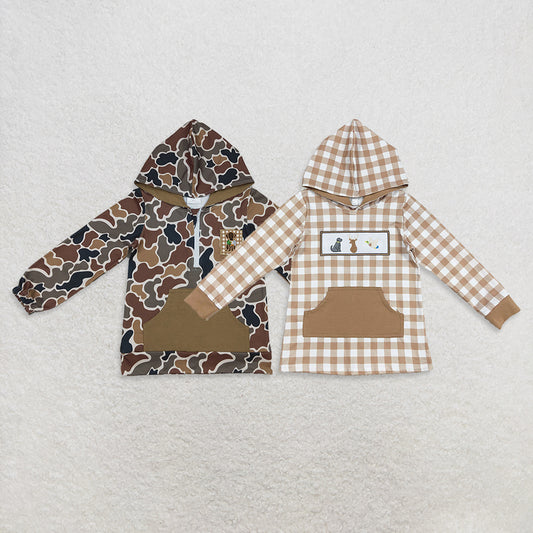 Sibling Baby Boysclothes embroidery duck Shirt Summer Clothes long sleeve tops 2