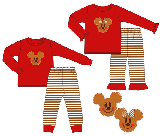 pre order no moq eta 6-7weeks Red Christmas Pajamas Set