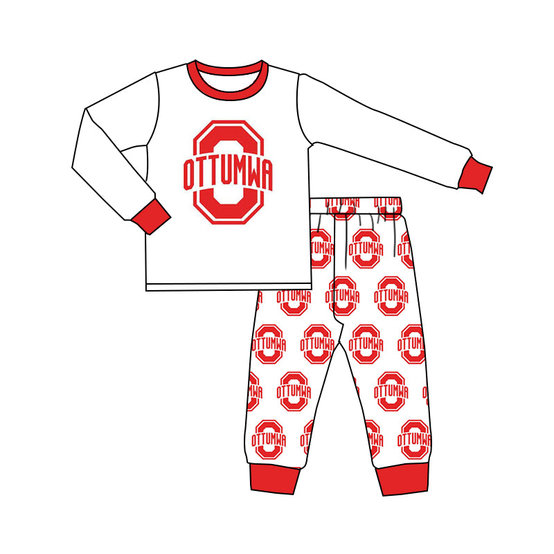 Custom moq 3 eat about 6/8weeks moq 5 eta 5/6weeks red long sleeve and long pants set