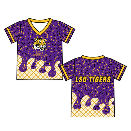 custom moq 3 eta 6-8weeks baby boy clothes purple short sleeve top-25.4.30