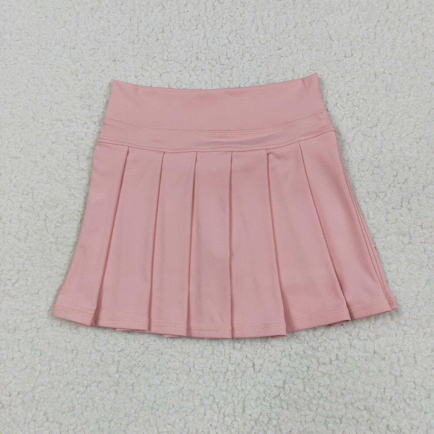 RTSNO MOQ GLK0078 Pink solid yoga skirt