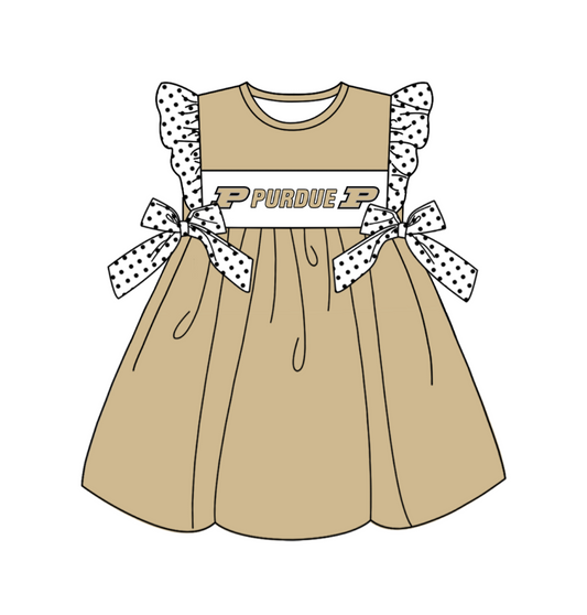 custom moq 3 eta 6-7weeks baby girls clothes flying Sleeves Dress