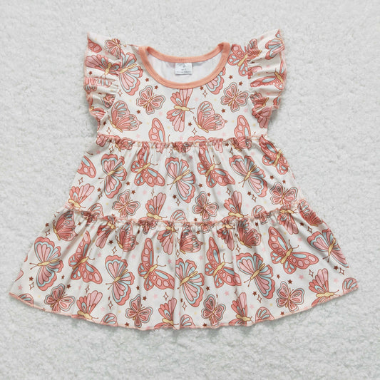 GT0558 Butterfly beige flying sleeve top