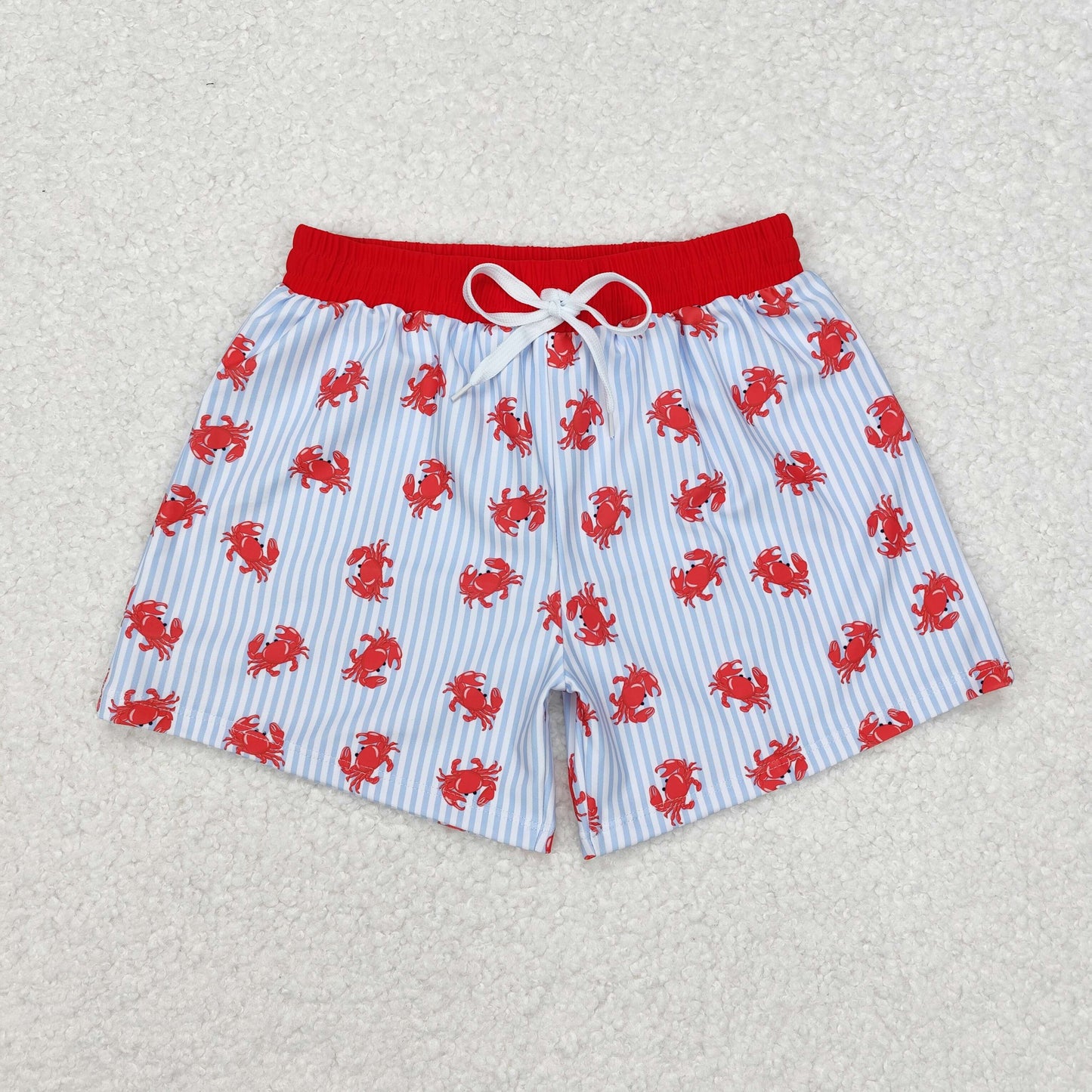 RTS NO MOQ Daddy and Me Baby Boys Crayfish Trunks Bottoms Swimsuits