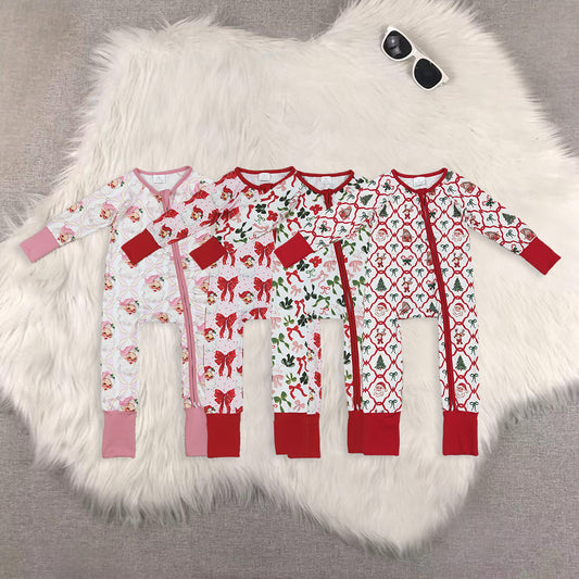 RTS NO MOQ Baby boy girl clothes Christmas halloween long Sleeve Romper Mixed Sizes