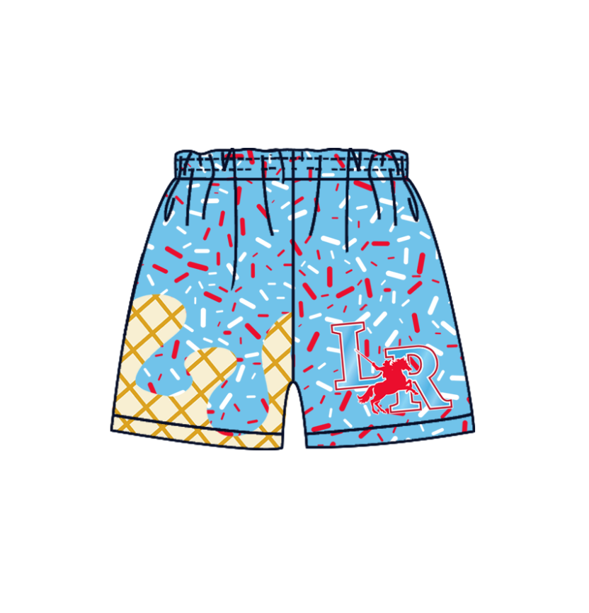 custom moq 3 eta 6-8weeks adult and kids clothes team blue Beach Summer Shorts