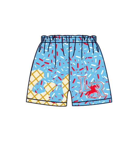 custom moq 3 eta 6-8weeks adult and kids clothes team blue Beach Summer Shorts