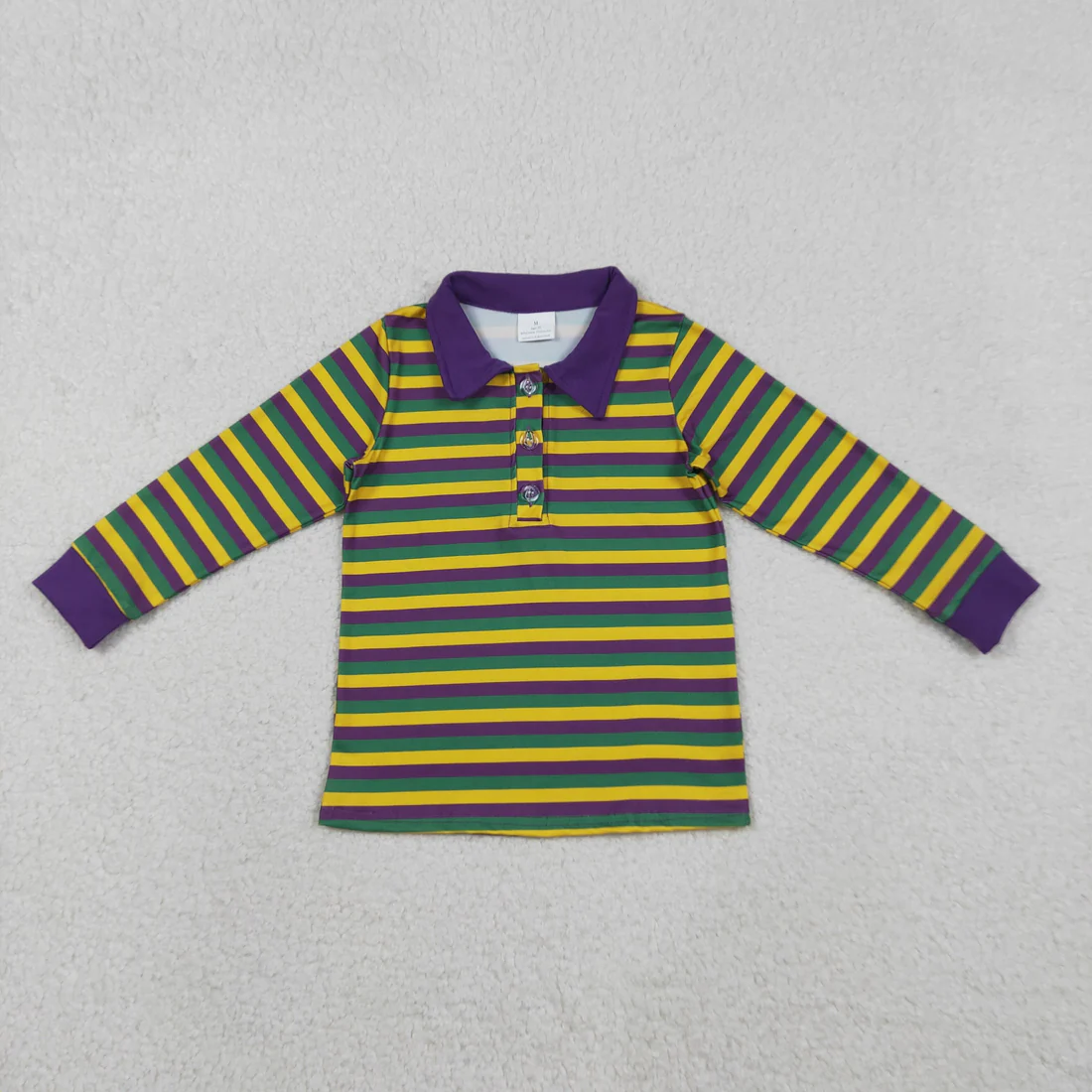 RTS Sibling baby boy clothes mardi gras Long Sleeve and tops