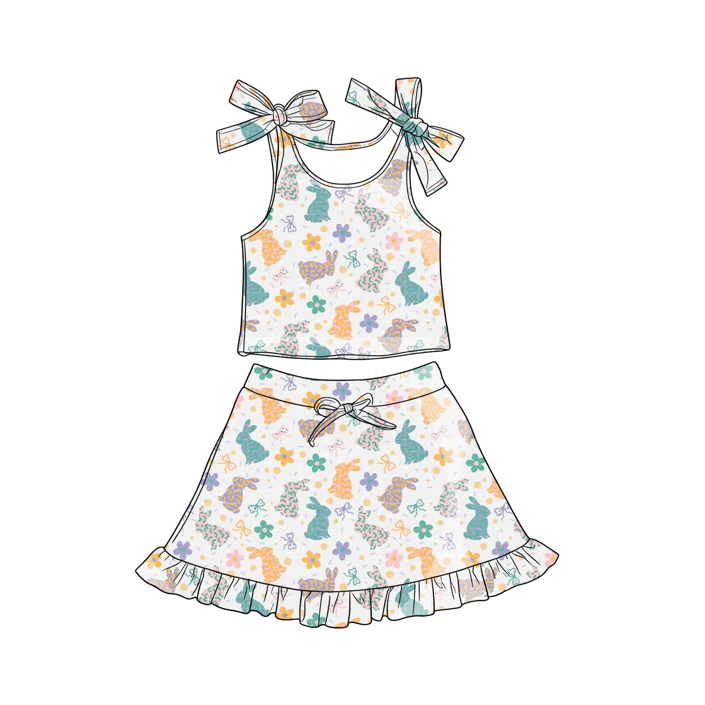 25.12.25 custom each style moq 5 eta 6-8week Sibling Sisters baby girl clothes short sleeve skirts sets 5 match family design