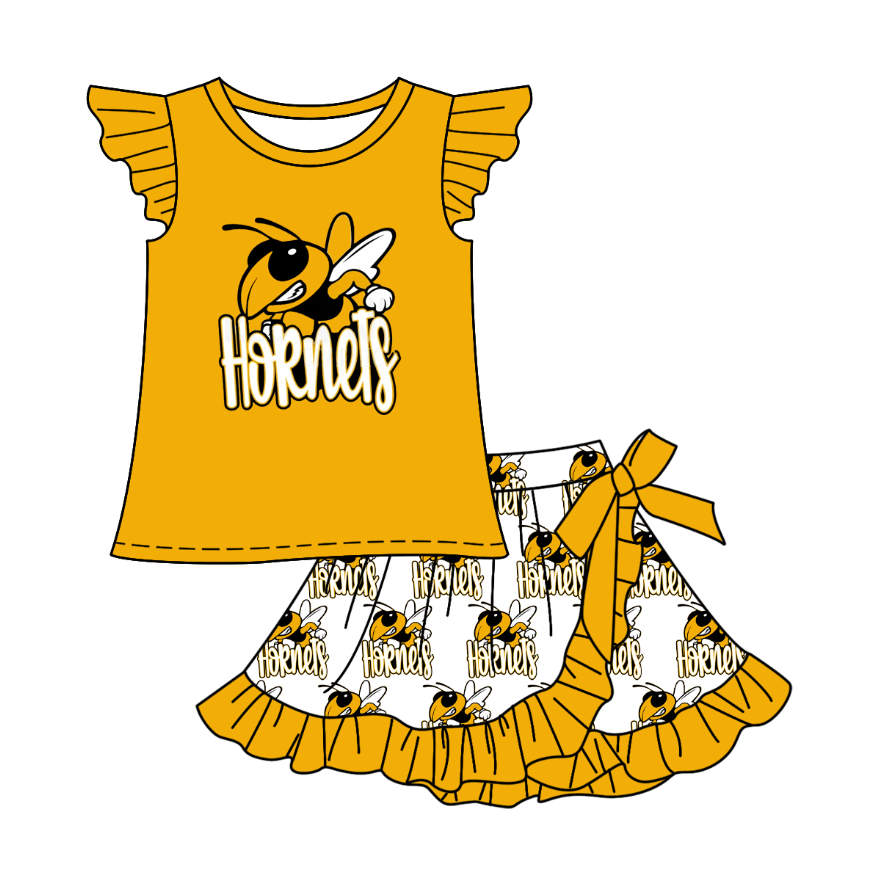 Custom hot selling short sleeve shorts suit