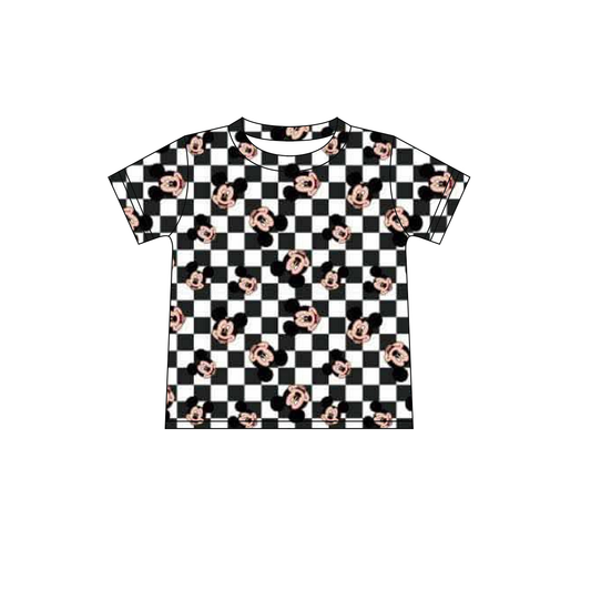 Custom moq 3 MIX SIZE eta 7/8week moq 5 eta /4/5week mickey baby boys clothes short Sleeve Top