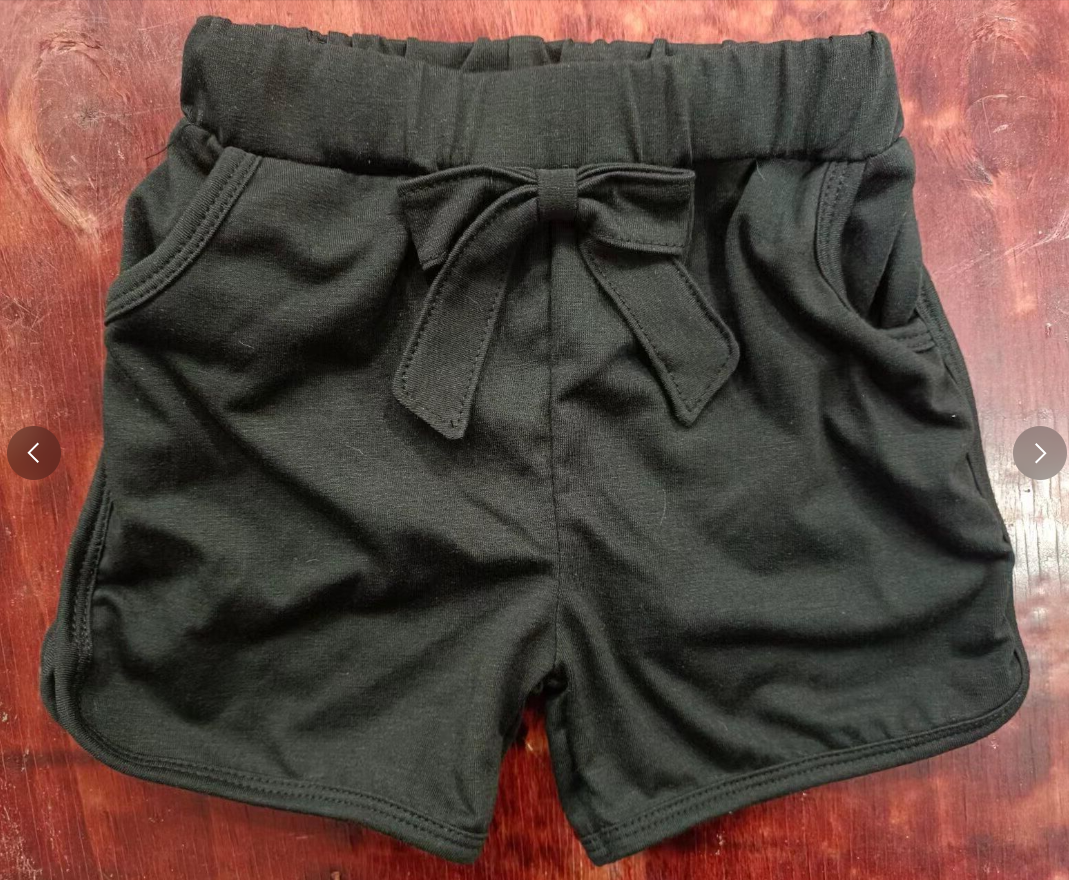 toddler clothes baby girl summer black shorts