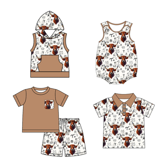 1.18 custom each style moq 5eta 4-6week Sibling Sister baby girl sets and boy rompers 1 and romper 2 and top match family design