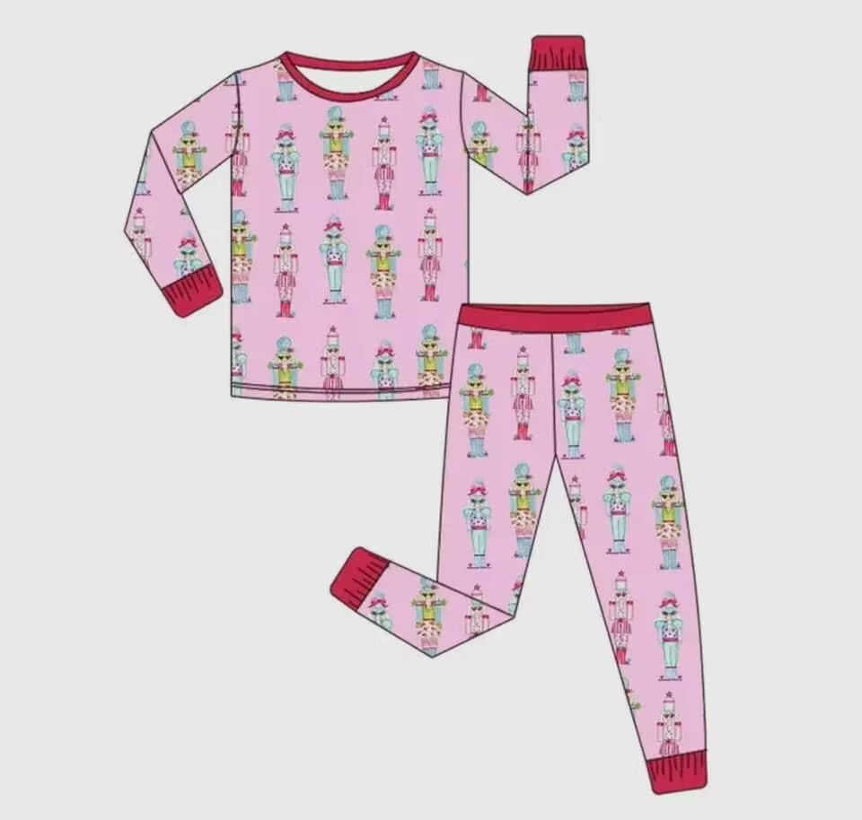 Custom moq 3 eta 7/8week moq 5 eta /4/5week Rose pink guard long sleeve suit