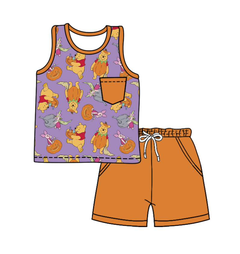 Custom moq 5 mix size milk silk baby girl boy clothes cartoon short sleeve shorts sets 2 and dresses and top
