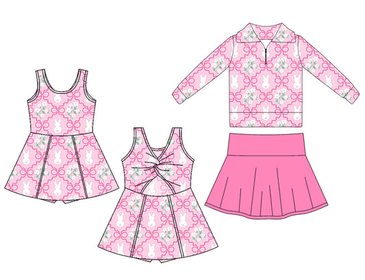 25.12.25 custom each style moq 5 eta 6-8week Sibling Sister baby short sleeve dresses and skirts sets match design