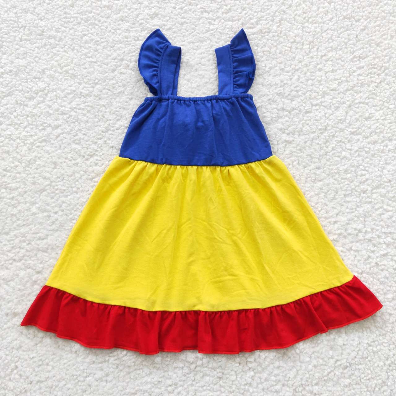 GSD0343 Snow White Bow Flying Sleeve Dress