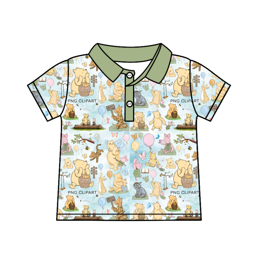 Custom moq 5 mix size milk silk baby girl boy clothes cartoon short sleeve shorts sets 2 and dresses and top