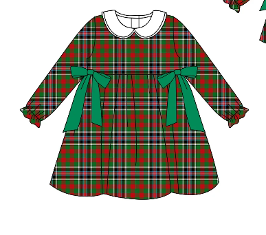 PRE ORDER Deadline  September 2  custom no moq Christmas red and green skirt