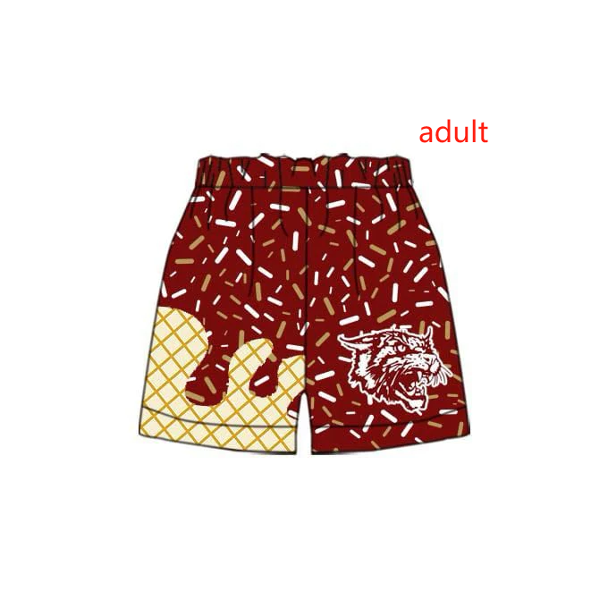 Deadline: February 26 custom no moq Gold White Tiger Beach Grain Summer Shorts