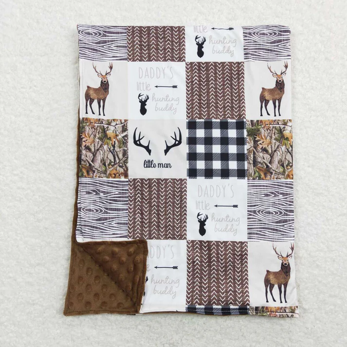 RTS NO MOQ Duck deer camouflage Baby Blanket