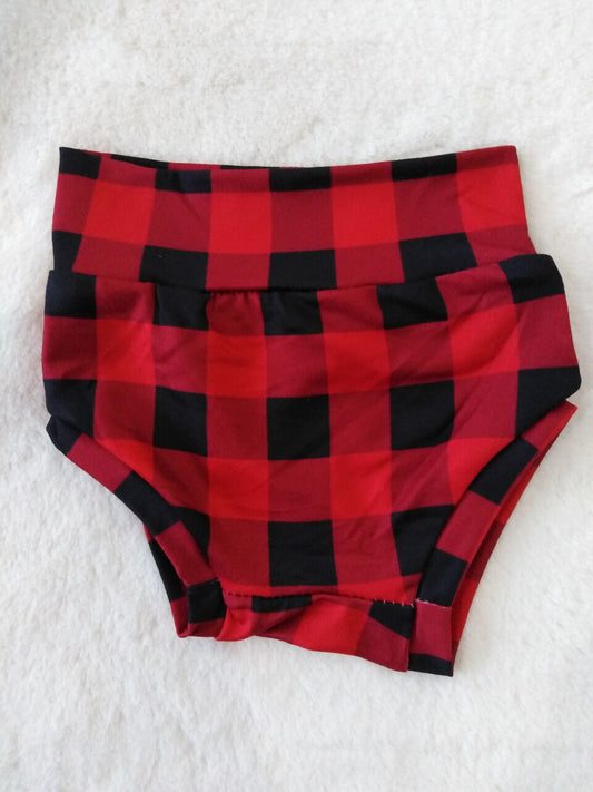 G2-4-9' Black and red plaid pants