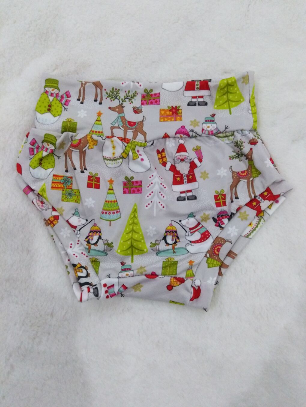 G2-4-7.** Christmas Snowman Thong