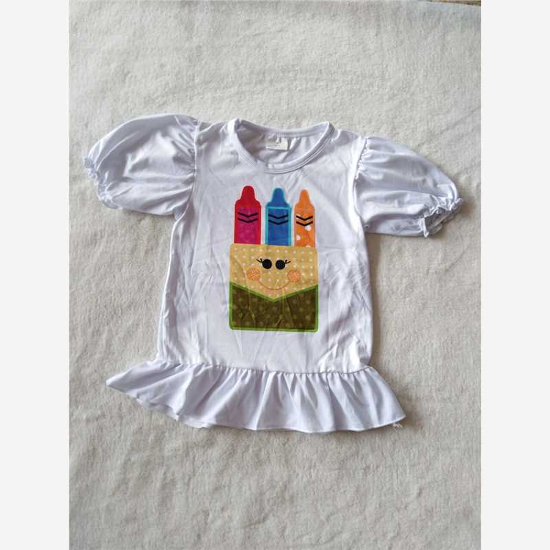 G2-7-6] Watercolor pen bubble short sleeves