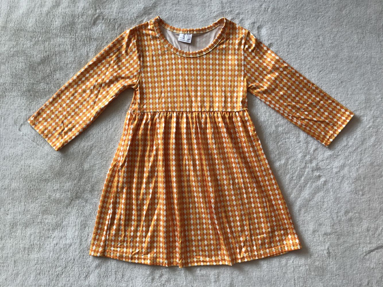 RTS NO MOQ SALES  G3-16' Orange◇Long-sleeved dress