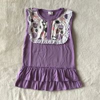 G3-23-4】. Black heart purple sleeveless top